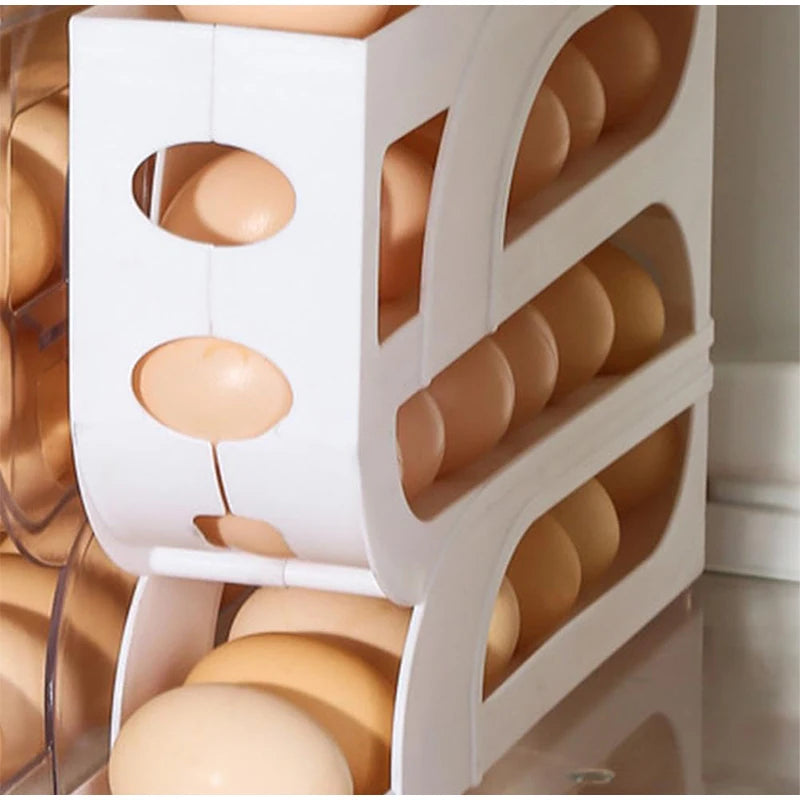 Automatic Roll-out Egg Storage Device