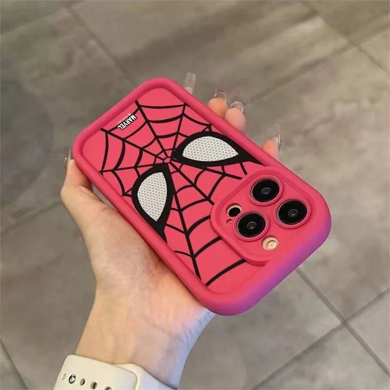 Marvel Spider-Man TPU Phone Case for iPhone 11-16 Pro Max - Soft Silicone Cool Cover