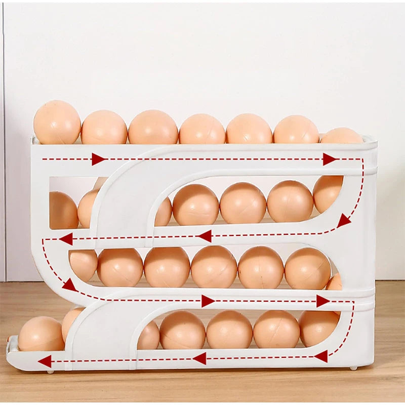 Automatic Roll-out Egg Storage Device