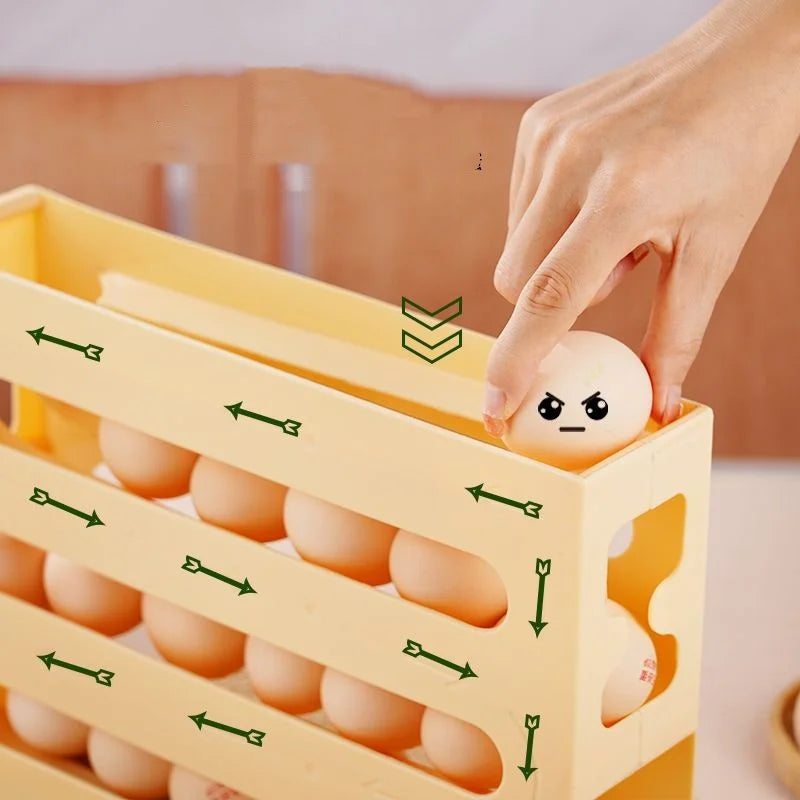 Automatic Roll-out Egg Storage Device