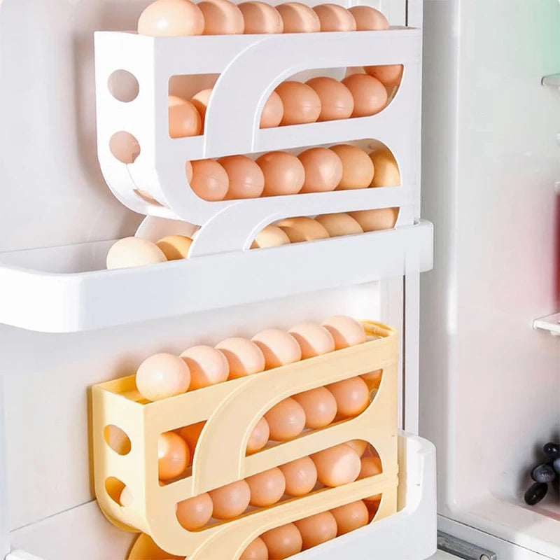 Automatic Roll-out Egg Storage Device